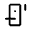 Door Sensor Icon from Outlined Line - Material Symbols Set