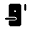 Door Sensor Fill Icon from Outlined Fill - Material Symbols Set
