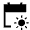 Early On Fill Icon from Sharp Fill - Material Symbols Set