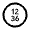 Farsight Digital Icon from Sharp Line - Material Symbols Set
