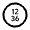Farsight Digital Icon from Rounded Line - Material Symbols Set