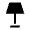 Floor Lamp Fill Icon from Sharp Fill - Material Symbols Set