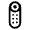 Google Tv Remote Icon from Sharp Line - Material Symbols Set