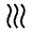 Heat Fill Icon from Sharp Fill - Material Symbols Set