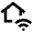 Home Wifi Icon from Outlined Line - Material Pro Set