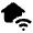 Home Wifi Fill Icon from Rounded Fill - Material Pro Free Set