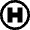 Medical Helicopter Pad Circle Icon from Nova Line Set