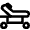 Medical Wheel Bed Icon from Nova Line Set