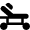 Medical Wheel Bed Icon from Nova Solid Set