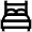 Bed Furniture Icon from Atlas Line Set