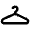 Clothing Hanger Icon from Atlas Line Set
