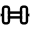 Gym Weights Icon from Atlas Line Set