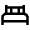 Hotel Double Bed Icon from Nova Line Set