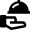 Hotel Hand Food Service Icon from Nova Solid Set