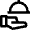 Hotel Hand Food Service Icon from Nova Line Set