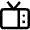 Hotel Television Icon from Nova Line Set