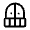 Balcony Fill Icon from Rounded Fill - Material Symbols Set