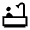 Bathtub Icon from Sharp Line - Material Symbols Set