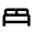 Bed Icon from Outlined Line - Material Pro Set