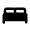 Bed Fill Icon from Rounded Fill - Material Pro Set