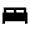 Bed Fill Icon from Sharp Fill - Material Pro Set