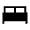 Bed Fill Icon from Sharp Fill - Material Symbols Set