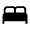 Bed Fill Icon from Outlined Fill - Material Symbols Set