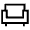 Chair Icon from Sharp Line - Material Symbols Set