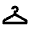 Checkroom Icon from Outlined Line - Material Pro Set