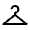 Checkroom Icon from Sharp Line - Material Symbols Set