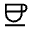 Coffee Icon from Sharp Line - Material Symbols Set