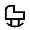 Crib Icon from Sharp Line - Material Symbols Set