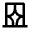 Curtains Icon from Outlined Line - Material Pro Set