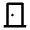Door Back Icon from Outlined Line - Material Pro Set