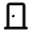 Door Back Icon from Rounded Line - Material Pro Set
