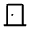 Door Back Icon from Outlined Line - Material Symbols Set