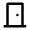 Door Front Icon from Outlined Line - Material Pro Set