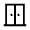 Door Sliding Icon from Sharp Line - Material Symbols Set