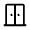 Door Sliding Icon from Outlined Line - Material Symbols Set