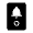 Doorbell 3p Fill Icon from Rounded Fill - Material Symbols Set