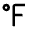Fahrenheit Fill Icon from Outlined Fill - Material Pro Free Set