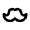 Moustache Icon from Rounded Line - Material Pro Free Set