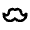 Moustache Icon from Outlined Line - Material Pro Free Set