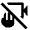 Tamper Detection Off Icon from Outlined Line - Material Pro Free Set