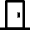 Real Estate House Door Icon from Nova Line Set