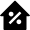 Real Estate Percentage Icon from Nova Solid Set