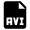 Video File Avi Icon from Nova Solid Set