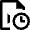 Video File Clock Icon from Nova Line Set