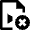 Video File Cross Remove Icon from Nova Line Set
