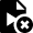 Video File Cross Remove Icon from Nova Solid Set
